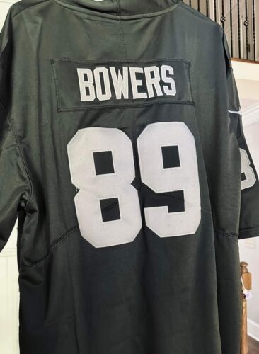 Las Vegas Raiders Brock Bowers Black 2024 NFL Draft First Round Pick Player Game Jersey photo review