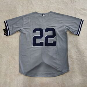 Juan Soto #22 New York Yankees Nike Gray Road Replica Jersey back