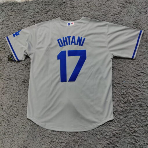 Los Angeles Dodgers Shohei Ohtani Gray Alternate Limited Player Jersey back