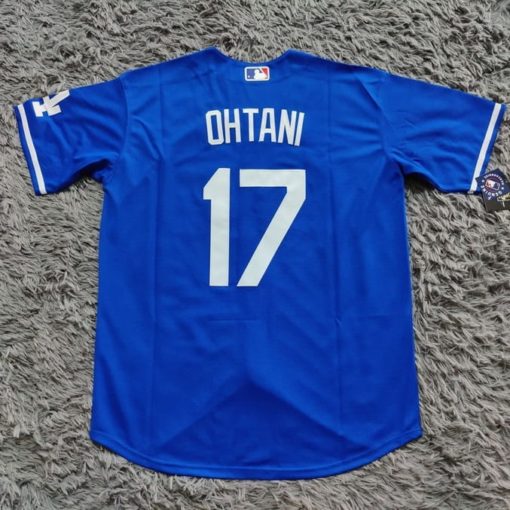 Los Angeles Dodgers Shohei Ohtani Royal Alternate Limited Player Jersey back