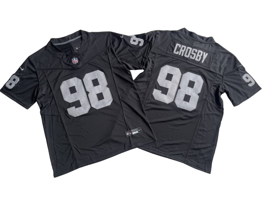 Maxx Crosby Las Vegas Raiders Black Vapor Limited Jersey