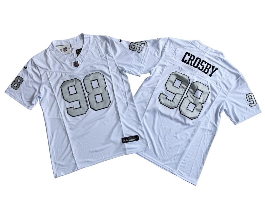 Maxx Crosby Las Vegas Raiders White Alternate Game Jersey