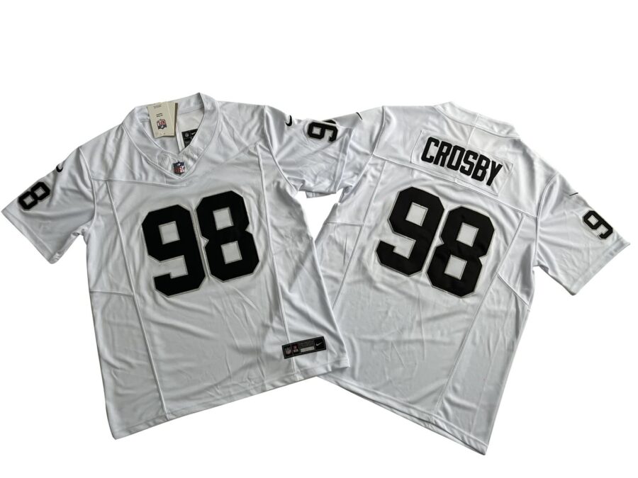 Maxx Crosby Las Vegas Raiders White Vapor Limited Jersey