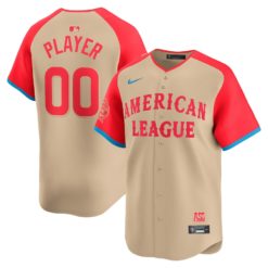 Men's American League Nike Cream 2024 MLB All-Star Game Limited Pick-A-Player Jersey