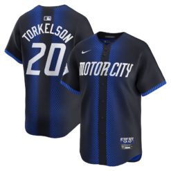 Men's Detroit Tigers Spencer Torkelson Nike Navy 2024 City Connect Limited Jersey