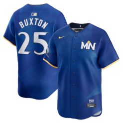 Men's Minnesota Twins Byron Buxton Nike Royal 2024 City Connect Limited Jersey