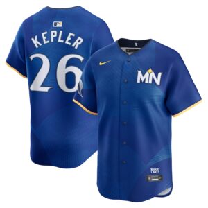 Men's Minnesota Twins Max Kepler Nike Royal 2024 City Connect Limited Jersey