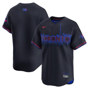 Men's Toronto Blue Jays Nike Navy 2024 City Connect Limited Jersey