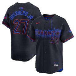 Men's Toronto Blue Jays Vladimir Guerrero Jr. Nike Black 2024 City Connect Limited Player Jersey