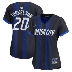Women's Detroit Tigers Spencer Torkelson Nike Blue 2024 City Connect Limited Jersey