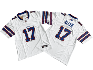 Josh Allen 17 Buffalo Bills White Vapor Limited Jersey