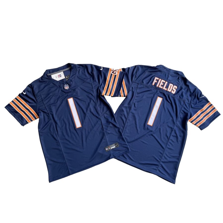 Justin Fields Chicago Bears Vapor Limited Jersey - Navy