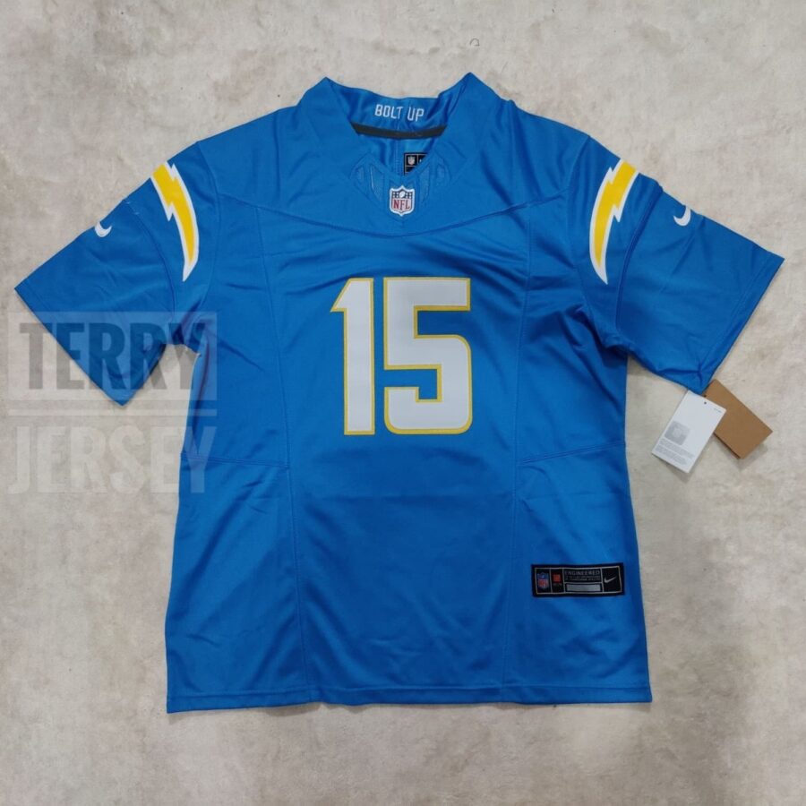 Los Angeles Chargers Ladd McConkey Powder Blue 2024 Draft Player Jersey