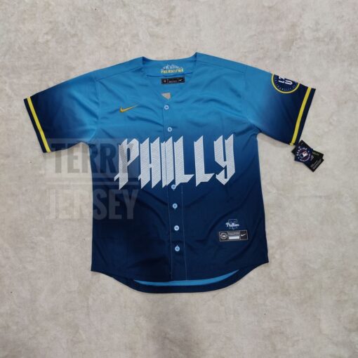 Ranger Suarez Philadelphia Phillies Blue 2024 City Connect Jersey