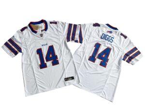 Stefon Diggs 14 Buffalo Bills White Vapor Limited Jersey