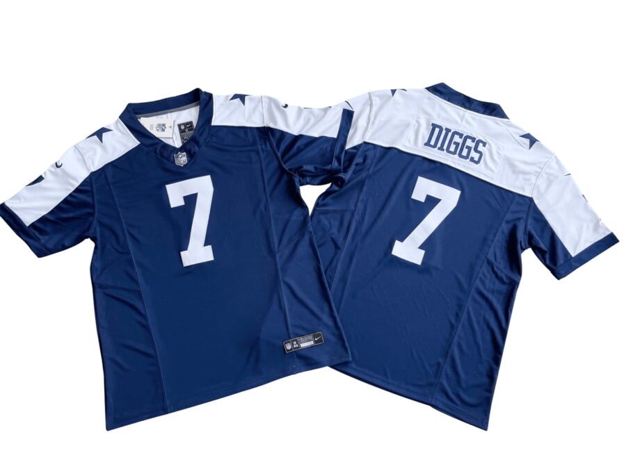 Trevon Diggs Dallas Cowboys Navy Alternate Vapor Limited Jersey