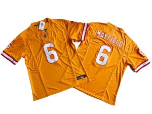 Baker Mayfield Tampa Bay Buccaneers Orange Vapor Limited Jersey