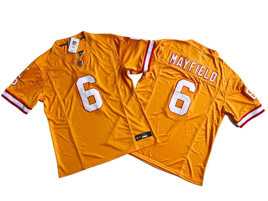 Baker Mayfield Tampa Bay Buccaneers Orange Vapor Limited Jersey