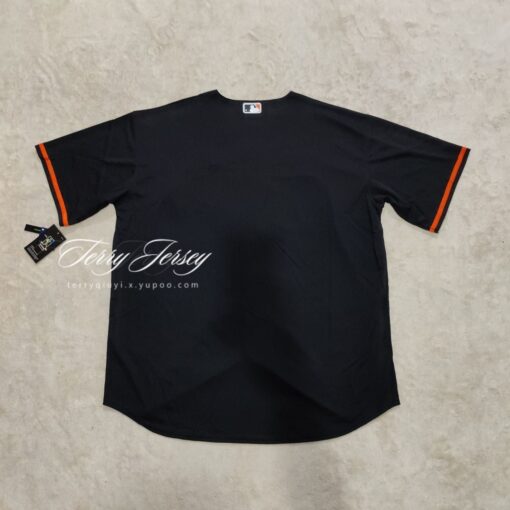 Baltimore Orioles Black Alternate Limited Jersey back