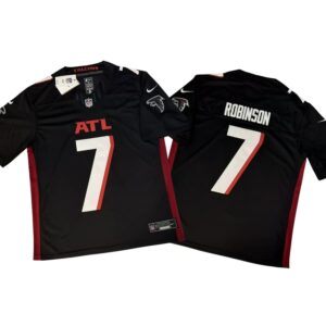 Bijan-Robinson-7-Vapor-FUSE-Jersey-Black-Elite-Quality-Atlanta-Falcons