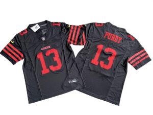 Brock Purdy San Francisco 49ers Black Vapor Limited Jersey