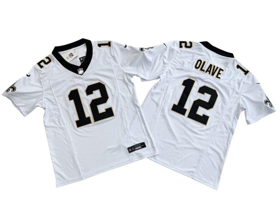 Chris Olave New Orleans Saints White Vapor Limited Jersey