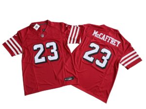 Christian McCaffrey San Francisco 49ers Scarlet Alternate Vapor Limited Jersey