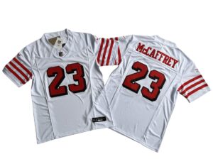 Christian McCaffrey San Francisco 49ers White Alternate Vapor Limited Jersey