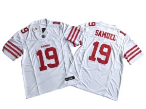 Deebo Samuel San Francisco 49ers White Vapor Limited Jersey