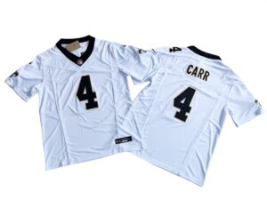 Derek Carr New Orleans Saints White Vapor Limited Jersey