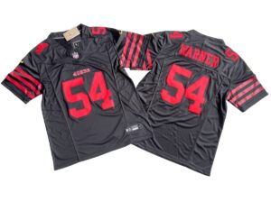 Fred Warner San Francisco 49ers Black Vapor Limited Jersey