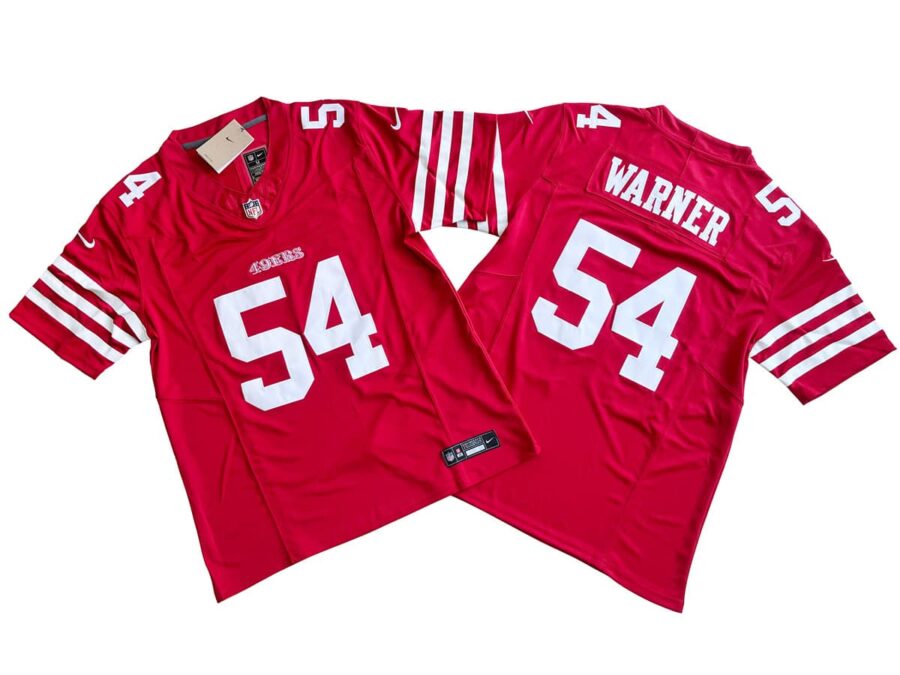 Fred Warner San Francisco 49ers Scarlet Vapor Limited Jersey