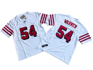 Fred Warner San Francisco 49ers White Alternate Vapor Limited Jersey