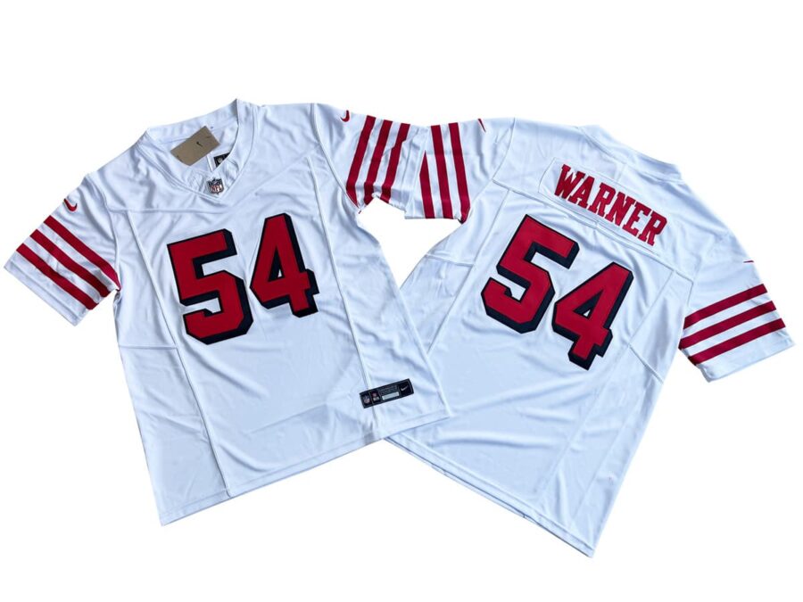 Fred Warner San Francisco 49ers White Alternate Vapor Limited Jersey