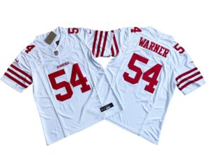 Fred Warner San Francisco 49ers White Vapor Limited Jersey