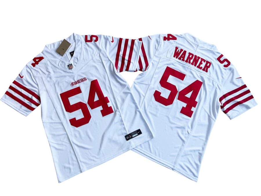 Fred Warner San Francisco 49ers White Vapor Limited Jersey