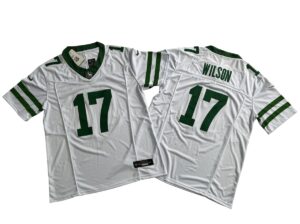 Garrett Wilson New York Jets Legacy White Vapor Limited Jersey