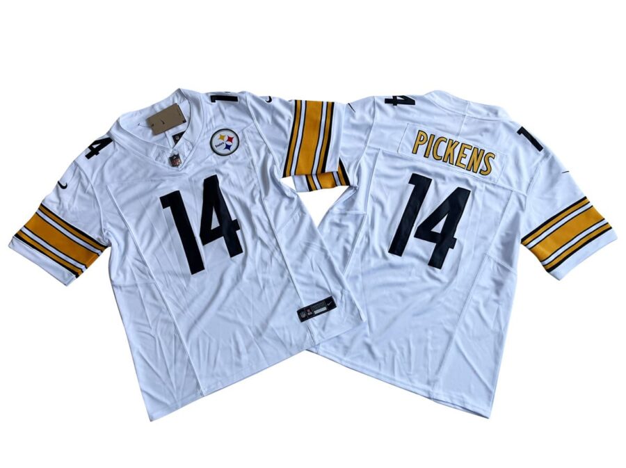 George Pickens 14 Pittsburgh Steelers White Vapor Limited Jersey