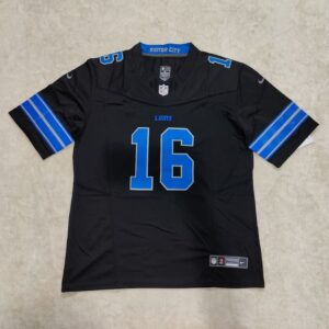 Jared Goff Detroit Lions Vapor Limited Jersey – Black