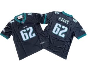 Jason Kelce Philadelphia Eagles Black Vapor Limited Jersey