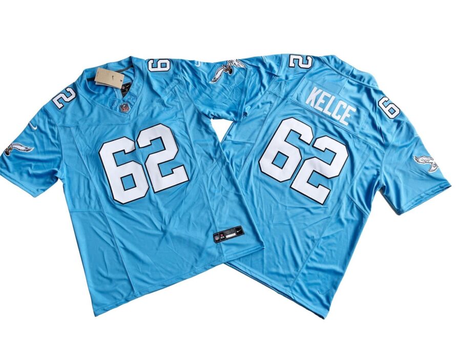 Jason Kelce Philadelphia Eagles Blue Vapor Limited Jersey