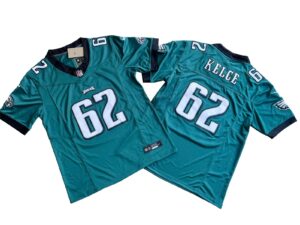 Jason Kelce Philadelphia Eagles Midnight Green Vapor Limited Jersey