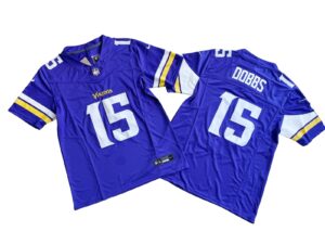 Joshua Dobbs Minnesota Vikings 2024 Purple Vapor Limited Jersey