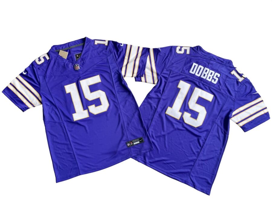 Joshua Dobbs Minnesota Vikings Purple Vapor Limited Jersey