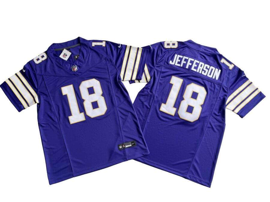 Justin Jefferson Minnesota Vikings Purple Vapor Limited Jersey