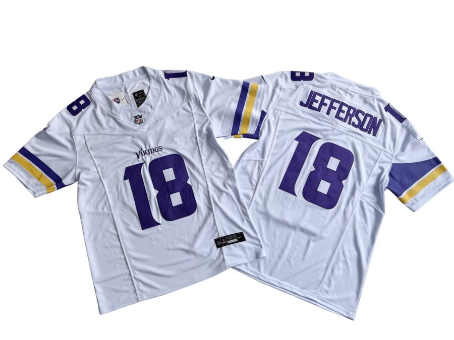 Justin Jefferson Minnesota Vikings White Vapor Limited Jersey