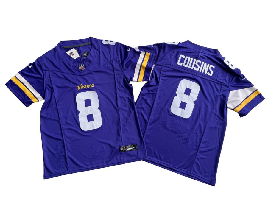 Kirk Cousins Minnesota Vikings 2024 Purple Vapor Limited Jersey