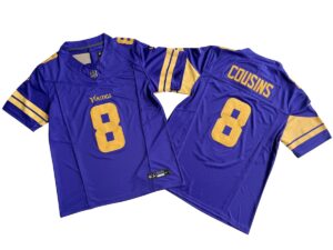 Kirk Cousins Minnesota Vikings Purple Color Rush Alternate Vapor Limited Jersey