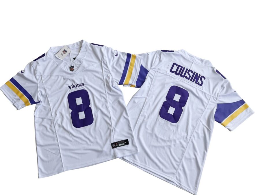 Kirk Cousins Minnesota Vikings White Vapor Limited Jersey