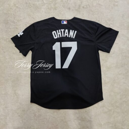 Los Angeles Dodgers Shohei Ohtani Black Home Jersey back